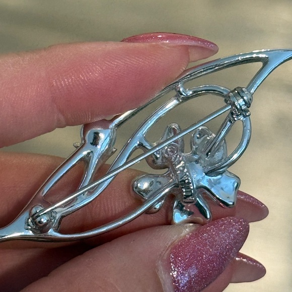 Vintage Sarah Coventry Floral Brooch and Earring Set - Picture 3 of 5